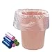 HOMMP 2.6 Gallon Trash Bags, Colored, 120 Counts/ 6 Rolls
