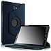 Infiland Galaxy Tab A 10.1 with S Pen Case, Smart PU Leather 360 Degrees Rotating Stand Case Cover for Samsung Galaxy Tab A 10.1 with S Pen P580 Tablet Only, Navy