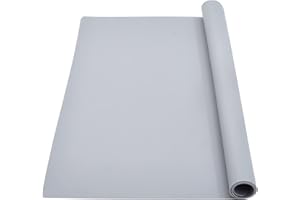 wellhouse Extra Large Silicone Baking Mat Pastry Mat Countertop Protector Clay Mat No-slip Non Stick Waterproof Heat Resistan