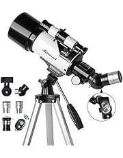 Telescope for Kids & Adults - 70mm Aperture 500mm AZ Mount Fully Multi-Coated Optics Astronomical refracting Portable Telescopes, with Tripod Phone Adapter, Carrying Bag, Remote Control