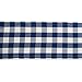DII Buffalo Check Collection, Classic Farmhouse Table Runner, 14x72, Navy & Cream