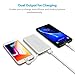 [Apple MFi Certified] OLALA C2-i 6000mAh Portable Charger Ultra Slim Power Bank with Built-in Lightning Cable Dual Output for iPhone, iPad, Samsung