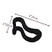 Miukada 60 PCS Hanger Hooks, Cascading Clothes Hanger Connector, Flocking Mini Hooks for Clothing & Closet Storage, Black.