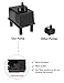 OUSI Solar Water Pump for Pond Solar Water Fountain Pump Solar for Fountain Solar Fountain Pump Kit Outdoor Floating Fountain Pond with Spraying Nozzle for Pond Fountains Ponds Waterfalls (Black 2)