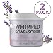 Whipped Soap + Scrub Body Wash - French Lavender - 2 PACK - Luxurious Body Wash and Scrub for a Relaxing Head to Toe Cleanse