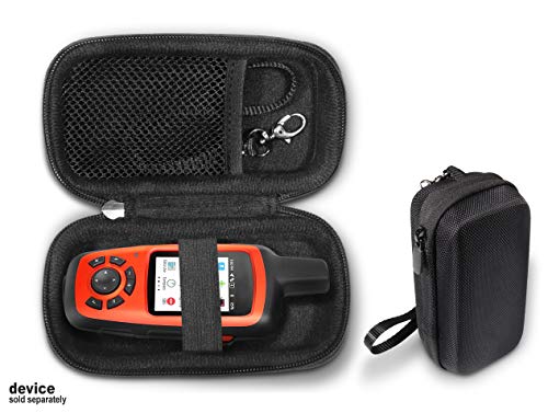 Handheld GPS case Compatible with Garmin inReach Explorer+, Mini, SE+, Compact and Light Weight Strong case, mesh Accessory Pocket,Elastic Security Strap to Make The GPS Safe, Detachable Wrist Strap