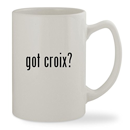 got croix? - 14oz White Statesman Sturdy Ceramic Coffee Cup Mug