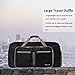 Duffle Bag Dimayar 60L Travel Duffle Bag for Men&Women Waterproof Duffle Black