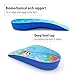 Footlogics Fun Kids Orthotic Shoe Insoles with Arch Support for Children’s Heel Pain (Sever’s Disease), Growing Pains, Flat Feet – Children’s, Pair 3/4 Length (Small Kids 11-13, Blue)thumb 3