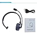 Wireless Headset with Mic,Willful M10B Wireless Headphones Hands Free Phone Headset Noise Cancelling Headset Over Head Multipoint for iPhone Android Cell Phone Office Driving Truck Driver Call Center