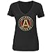 Atlanta United FC MLS Women's Team Logo T-Shirt Black (X-Large)