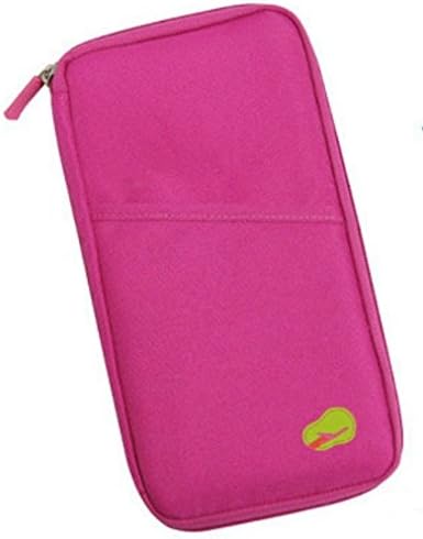 SHOP GIRL Travel Organizer Wallet Passport Cover Handy Pouch (pink)