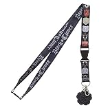 Black Clover Squad Insignia ID Badge Holder Lanyard