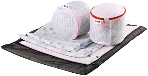 Mesh Laundry Bag Tour Pal Set of 6 Travel Laundry Bag for Blouse, Hosiery, Stocking, Underwear, Bra and Lingerie (6 Set)