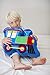 Wildkin Kids Plush Throw Pillow for Boys and Girls, Perfect for Cozy Cuddles, Plush Pillow Features Soft Microfiber Material, Playful Vibrant Design, and Embroidered Details, Olive Kids (Train)