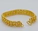 Gorgeous 22k 23k 24k Yellow Gold Plated Women Gorgeous Cuff Bangle Bracelet Pikul Sukhothai Style