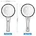 Neon 10X 20X Bifocal Double Lens Handheld 90mm Illuminated Magnifier Magnifying Glass Loupe with 2 LED Lights