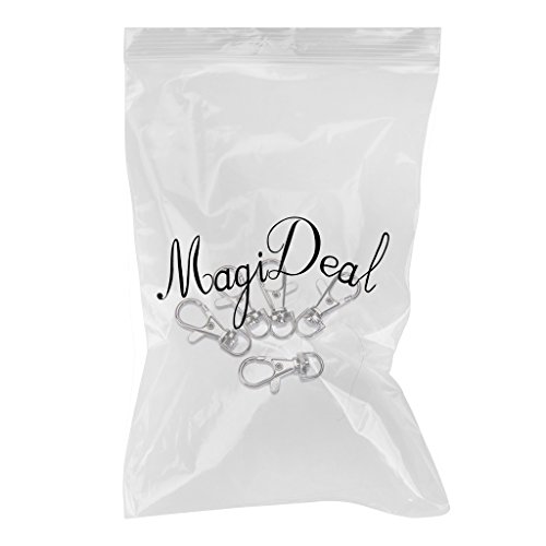 image for GREEN FABWOOD 5pcs 5/16 Inch Swivel Trigger Snap Hooks Silver--Used fo