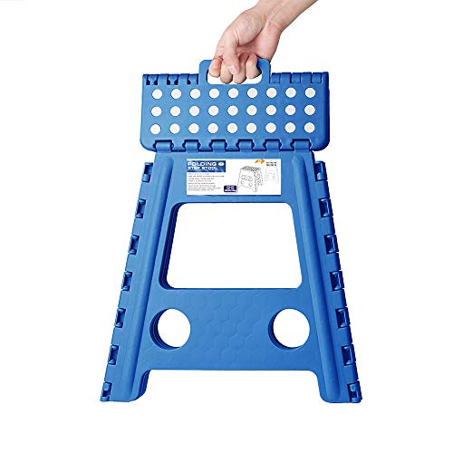 image for Acko Folding Step Stool - 13 inch Height Premium Heavy Duty Foldable S