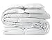 MEDIUM WARMTH White Down Alternative Comforter With Space Saver Storage Bag, Duvet Insert, Corner Tabs, Protection Against Dust Mites, Hypoallergenic, Allergy Free (Medium Warmth, California King)