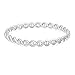 NOUMANDA Double Helix 3color Silver and Gold DNA Bracelet Jewelry for Women (silver)