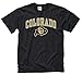 Colorado Buffaloes Adult Arch & Logo Soft Style Gameday T-Shirt - Black ,