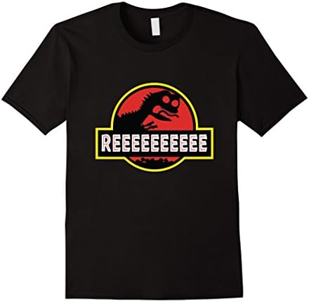 Mens Jurassic PEPE | Kekistan | Frog | KEK | MEME T-shirt Medium Black
