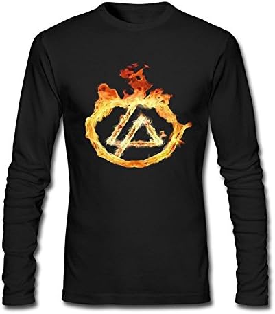 Yatyler Custom linkin park Long Sleeve T-shirts for Man Black S