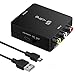 S-ciing RCA to HDMI Converter, 1080P Composite CVBS AV to HDMI Video Audio Adapter Supporting PAL/NTSC with USB Charge Cable for N64 Xbox PS2 PS3 TV STB VHS VCR Camera DVD