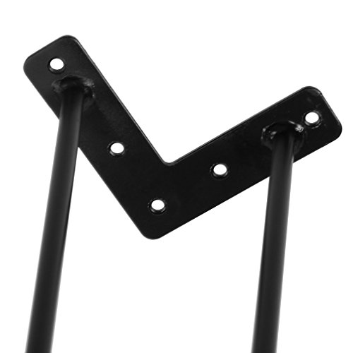 Hairpin Table Legs 28" Heavy Duty Hairpin Legs, (Set for 4 ) Heavy Duty Table Legs (Black)