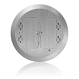 Leviton FBC2F-N Concrete Floor Box Nickel Plated