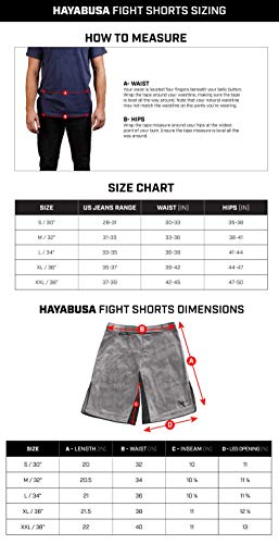Hayabusa MMA Shorts | Mens | Marvel The Punisher Board Style MMA Training Shorts | Black, XX-Large