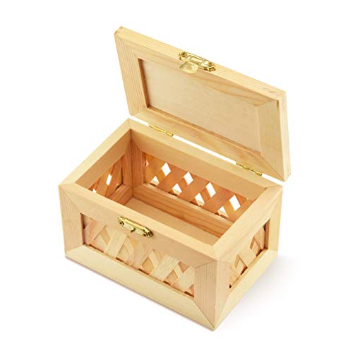 Unfinished Wood Box Trinket Box Small Jewelry Box, Nested
