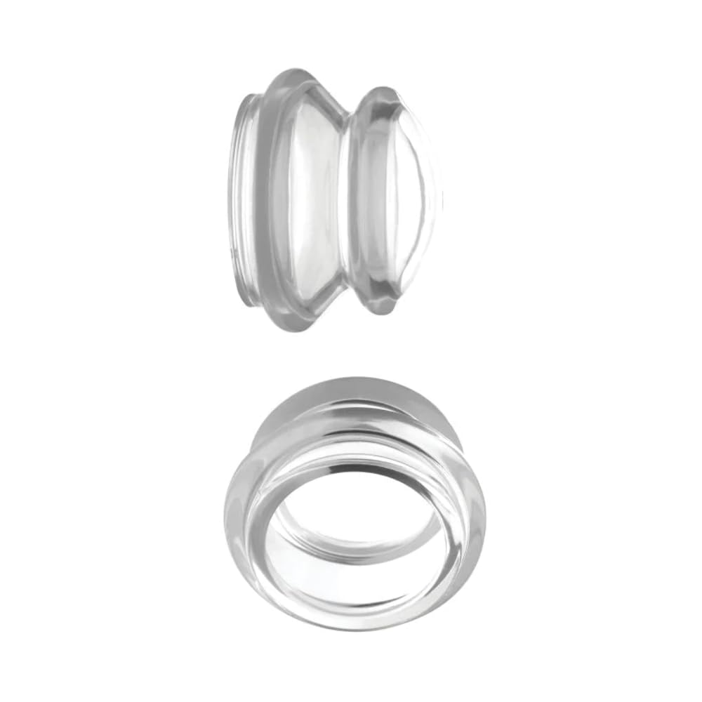 Clear Plungers Silicone Nipple Suckers - Large