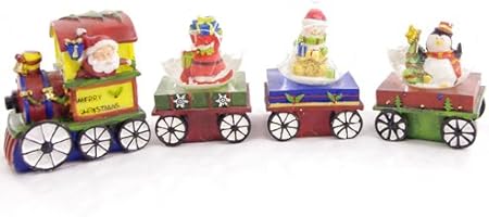 snow globe train set