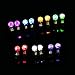 massmall New Fashion Light Glowing LED Earrings Ear Drop Crystal Pendant Light up Earrings/Studs Multicolor Bright Stylish Fashion Earrings (Pink)