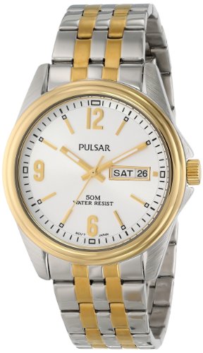 Pulsar Men's PV3002 Analog Display Japanese Quartz Two Tone Watch Pulsar Men's PV3002 Analog Display Japanese Quartz Two Tone Watch