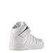 adidas Men's Team Court Mid White/Ankle-High Leather Basketball Shoe - 10M