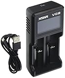 XTAR VC2 Premium USB Charger w/ LCD Screen Display (MC Series Upgrade) Li-ion Battery Charger