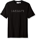 Lacoste Men's 3D Graphic Short Sleeve T-Shirt, TH1895-51, Black, 5