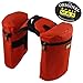 TrailMax Large Horse Saddle Bags for Trail Riding, Double-Stitched, 600-Denier Weather- & UV-Resistant PVC-Coated Poly, Orangethumb 3