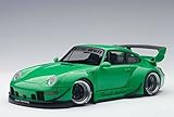 Porsche RWB 993 Green with Gun Grey Wheels 1/18 by Autoart 78151
