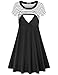 Larenba Women's Stripe Short Sleeve Maternity Breastfeeding and Nursing Dress