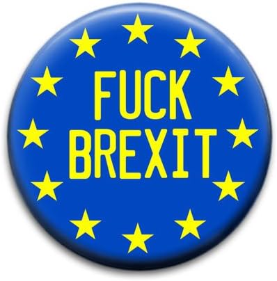 Fuck Brexit EU Flag Badge