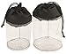 Abricay Maker Bag Set With Fabric Tray Innovation/Search Bags By Spilling Out Contents Using Easy Pick Up Design/Contains 2, Clear, Black, Drawstring Bags