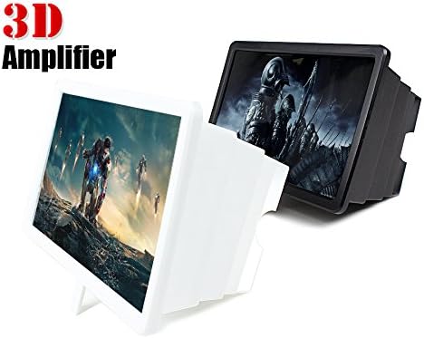 Foldable Hoder Magnifier 3D Screen HD Video Amplifier Suitable White