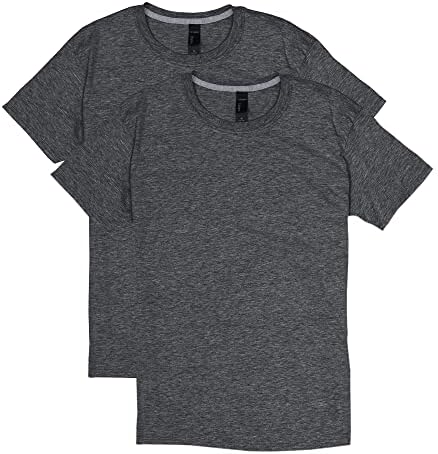 Amazon.com: Anvil Lightweight T-Shirt (980) Black/Dark Heather
