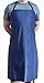 Tuff Apron Blue Heavy Duty Waterproof with Neck Adjuster Durable Long Kitchen Dishwashing Bib 41