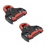 BV Bike Cleats Compatible with Look Keo System- Indoor Cycling & Road Bike Bicycle Cleat Set