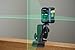 HAMMERHEAD HLCLG01 Green Beam COMPACT Self-Leveling Cross Line Laser with Adjustable Mounting Clamp & Storage Bag